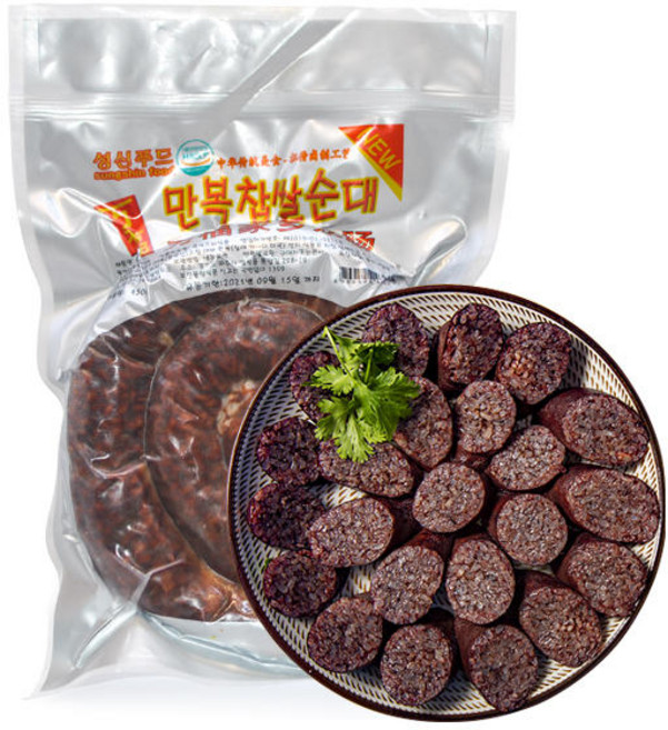 천구중국식품 만가복 연변찹쌀순대 450g 2봉지, 2개, 448g