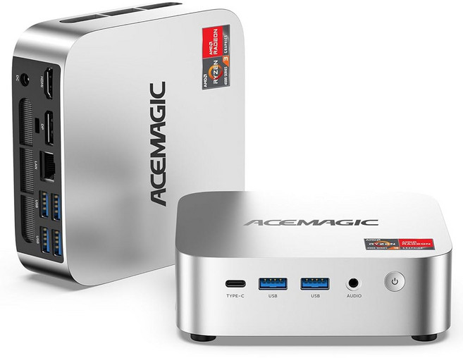 ACEMAGIC K1 미니 PC AMD Ryzen 4300U 16GB DDR4 1TB SSD 컴퓨터(터보 3.7GHz) Win 11 Pro Radeon 4K 트리플 디스플레이