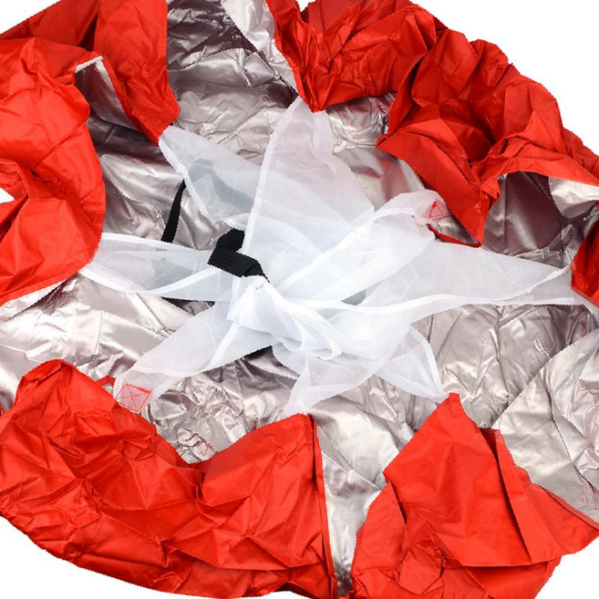 달리기 공기저항 낙하산, 블루