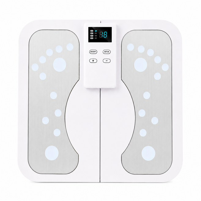 EMS 발마사지기 저주파 발바닥 케어 발관리기 풋마사지기, 화이트, EMS-F01