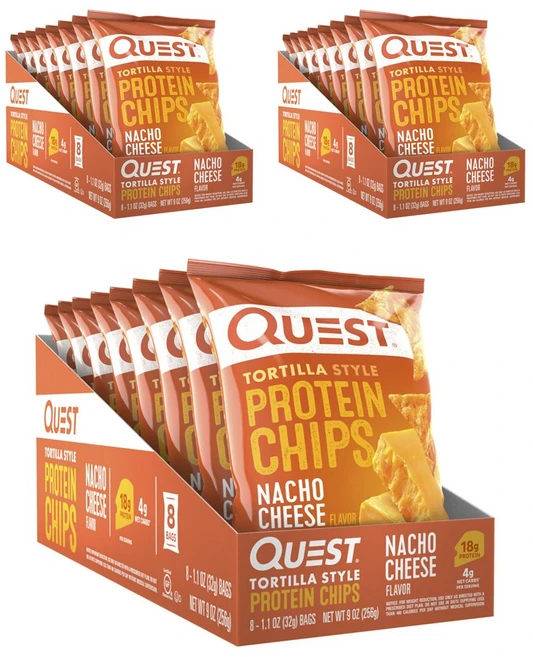 퀘스트뉴트리션 토르티야 스타일 프로틴 칩, 32g, 24개 - 쿠팡
