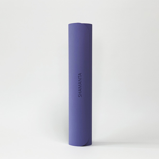 샤만타 요가매트 TPE 두꺼운 안미끄러지는 냄새없는 홈트매트 필라테스매트 운동매트, 파스텔라벤더, 1개