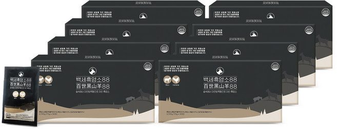 백세흑염소88 흑염소진액 흑염소엑기스 8개월분, 8박스, 2.1kg
