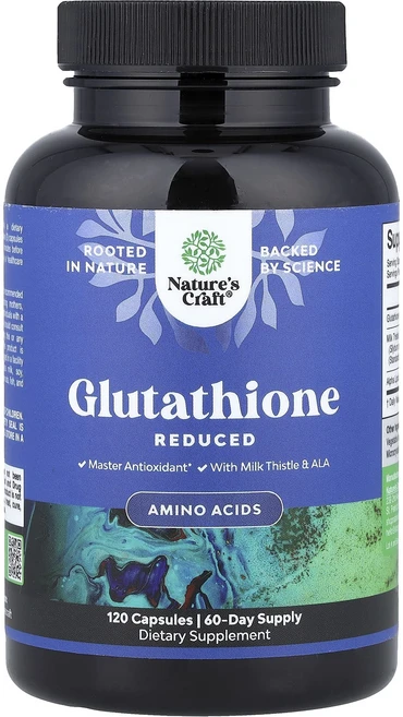 새해 첫좋은선물 Nature's Craft 글루타치온 캡슐 120정 제대로 할인합니다, Natures Craft 글루타치온 캡슐 120정, 1개 - 쿠팡