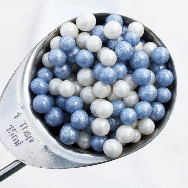 데코야 슈가스프링클 트윙클 펄 핑크/블루 푸드컬러 (아라잔/베이킹/토핑/재료), 트윙클 펄 블루 푸드컬러, 300g