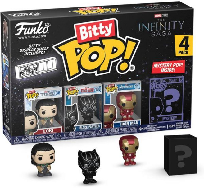 펀코 비티 팝 마블 토르와 서프라이즈 미스터리 미니 피규어 0.9인치, 펀ko Bitty Pop! Marvel/Thor, 1개
