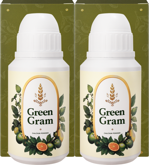 그린그램 칼슘파우더 과일 세정제, 150g, 2개