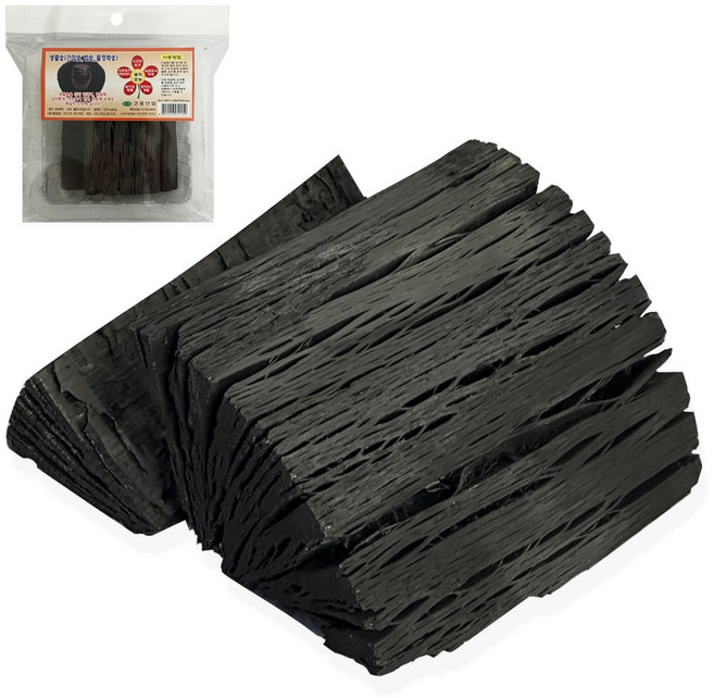 국산 강원 참나무 백탄 참숯 김장숯 생활숯 간장숯 밥숯 물정화숯 탈취 음식 공기청정숯, 1개