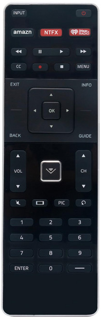 XRT500 Qwerty 키보드 리모컨 Vizio TV M4 XRT500 Qwerty 키보드 리모컨 Vizio TV M43-C1 M49-C1 M50-C1 M55-C2 M60-C3, 1개