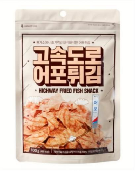고속도로 어포튀김 100g, 5개