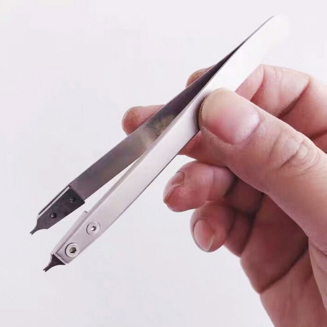 시계 수리 도구 7825 V 유형 핀셋 시계 밴드 스프링 바 리무버 핀셋 시계 제조 도구 핀셋 러그 리무버 D10 22 Dropsh