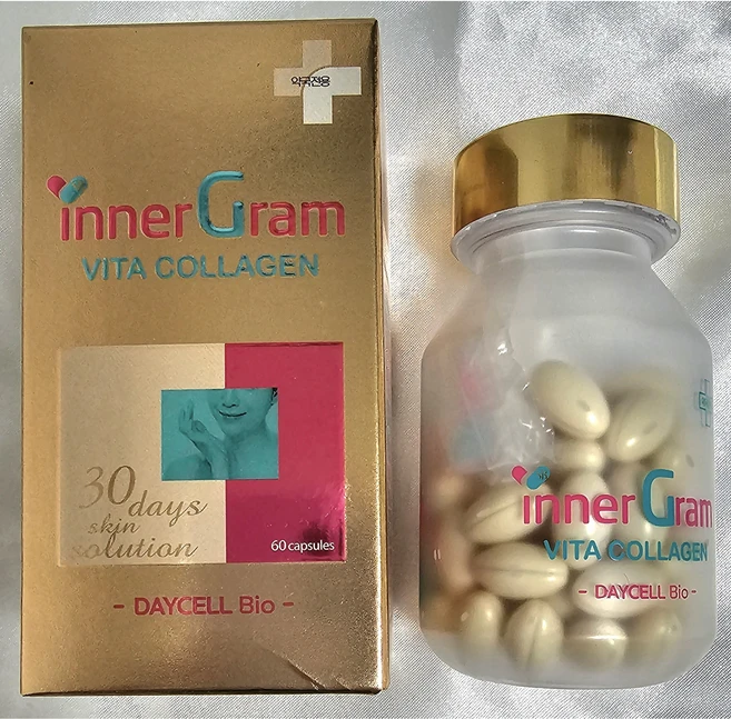 innergram vita collagen 이너그림 비타콜라겐 60day 미백 기미 주름, 1개 - 쿠팡