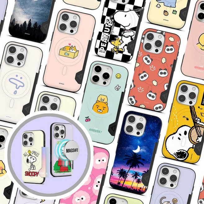 갤럭시버디4 케이스 맥세이프 카드수납 범퍼 케이스 카드2장 수납 맥세이프 무선충전 SM-A166