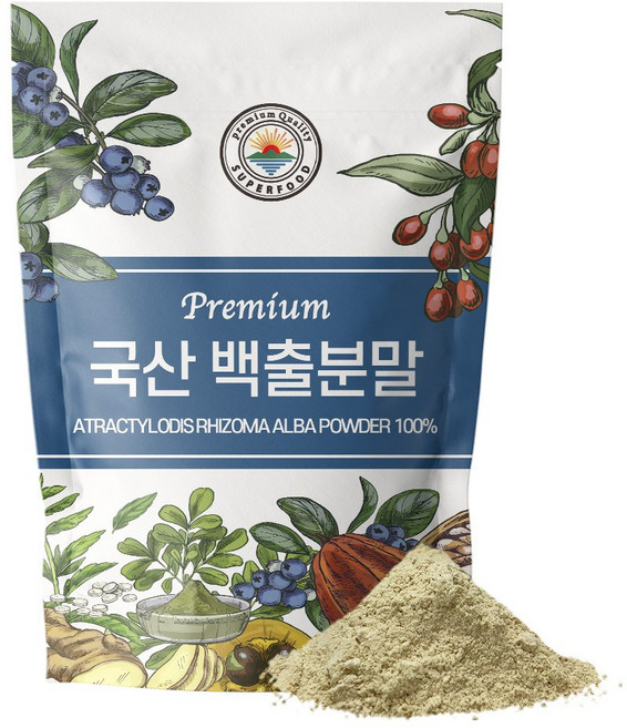 해나 국산 백출 가루 삽주 뿌리 분말, 300g, 1개