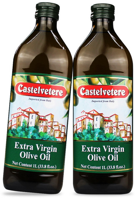 카스텔베테르 엑스트라버진 올리브유, 2개, 1L