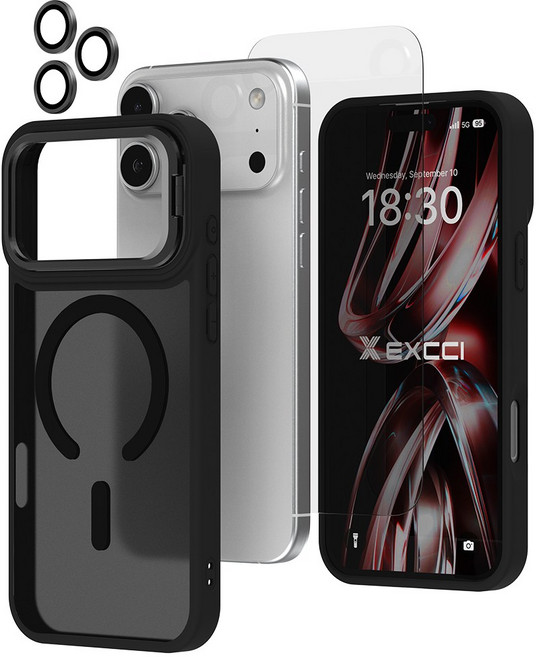 엑씨 아이폰17 프로 맥스 매트 스탠드 맥세이프 호환 올인원 패키지