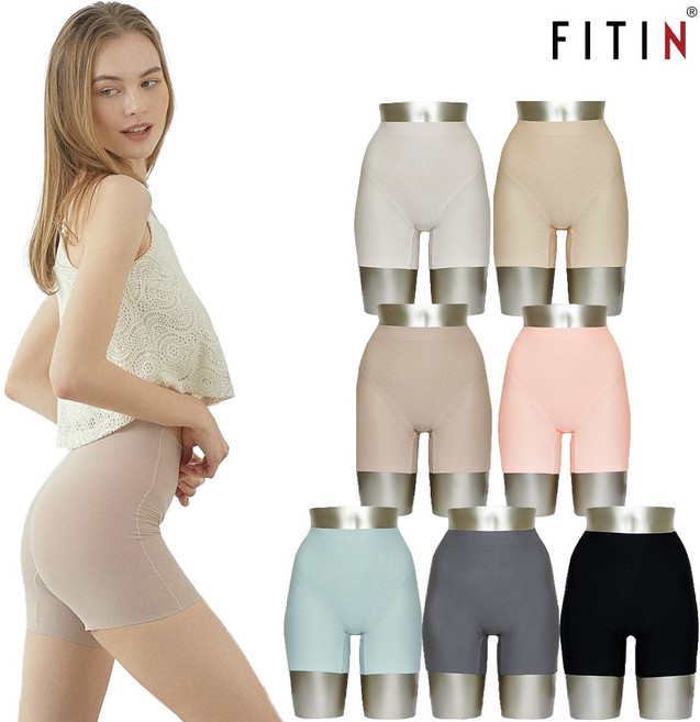 [방송히트]피트인533 빅사이즈 노라인 인견 메쉬 네모팬티 7종(90~110)
