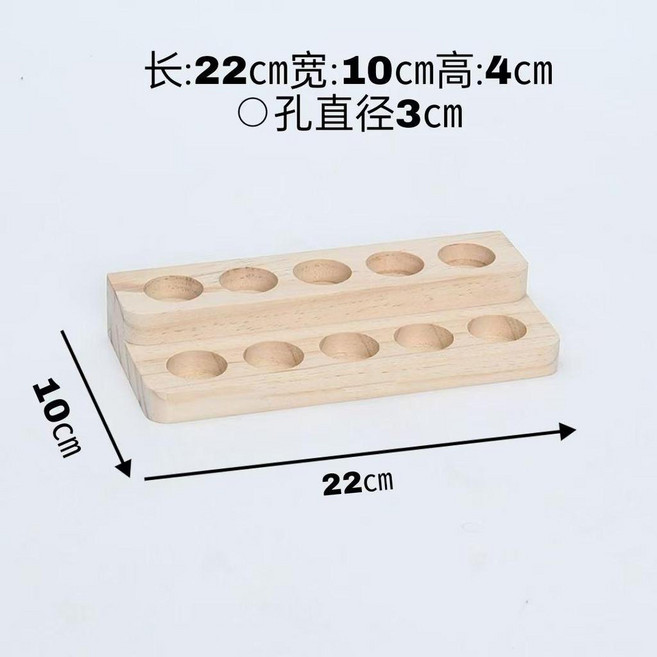 實木精油收納盒 桌面展示架 松木箱, 1個, 兩層, N/A
