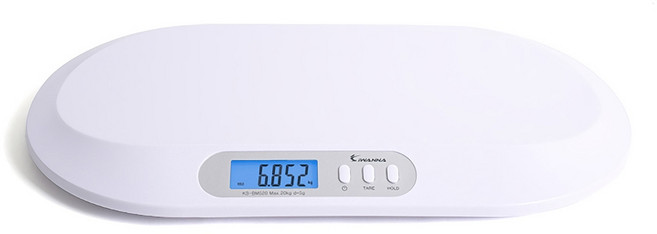 아이워너 유아용 체중계, KS-BM520, 화이트, 1개