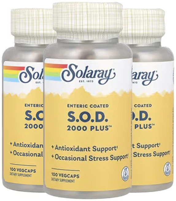 솔라레이 SOD 2000 플러스 100베지캡슐, 3개, 100정 - 쿠팡
