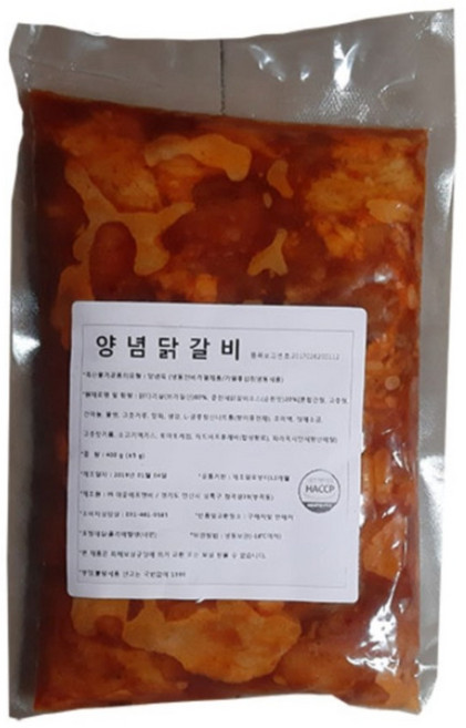 대운에프앤비 양념닭갈비 순한맛, 4개, 400g