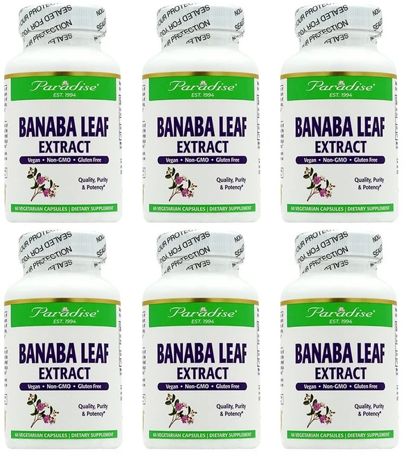 파라다이스허브즈 바나바 리프 베지테리안 캡슐, 60정, 6개 - 쿠팡