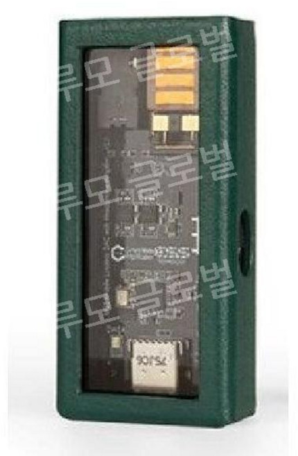 루모 퀘스타일 Questyle Audio 라이트닝 가죽케이스 케이블 M15i 맥세이프, 5. M15 가죽 케이스 그린