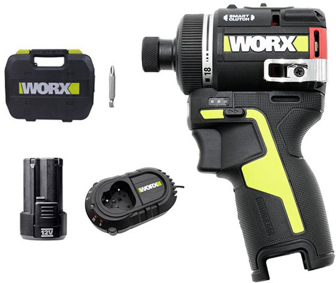 웍스 WU139 2.0싱글 스마트클러치 12V 전동 공구 충전 드릴 드라이버 WORX 너구리해외쇼핑