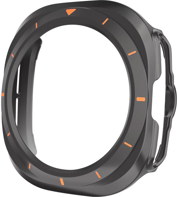 더조은셀러 갤럭시워치 울트라 호환 하드 프로텍터 케이스, 티타늄 그레이, 1개