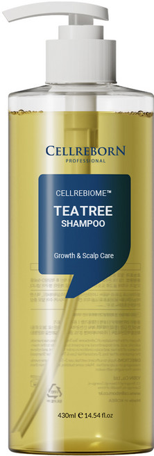 셀리본 셀리바이옴 티트리 샴푸 약산성 탈모완화 진정 허브향, 1개, 430ml
