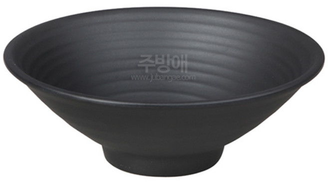 멜라민 로하스면기 비빔밥 국수 멜라민 빙수 업소용 라면 우동 그릇 블랙 식기, 7볼, 1개