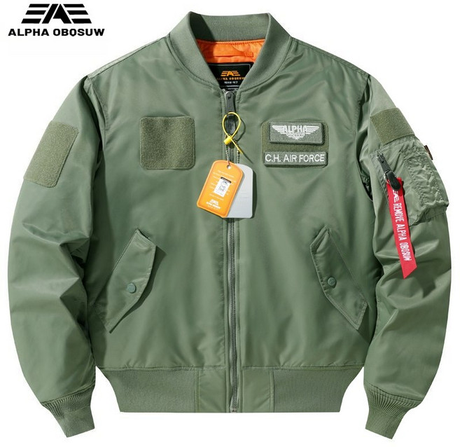 알파마틴 봄가을 남성 MA-1 코튼 항공점퍼