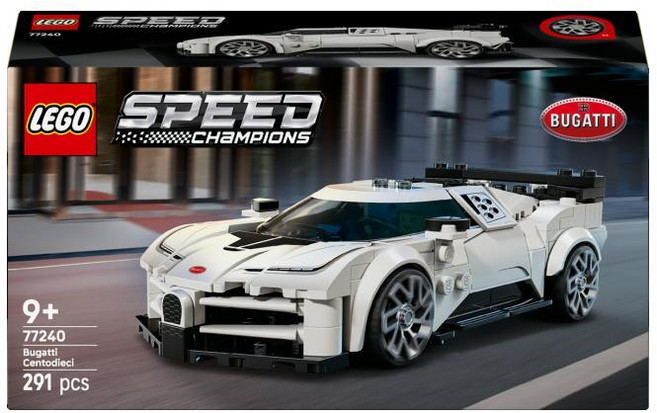 레고 스피드 챔피언 77240 부가티 센토디에치 하이퍼 스포츠카, 혼합색상, 1개