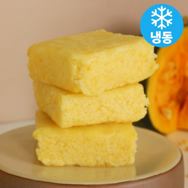 떡공방형제 호박설기 개별포장 식사대용 냉동떡 호박떡, 10개, 70g