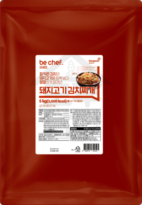 동원홈푸드 돼지고기김치찌개, 1개, 5kg