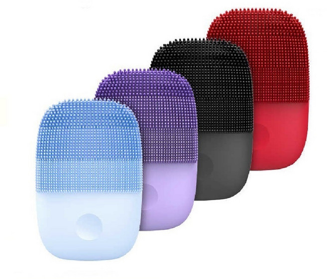 샤오미 인페이스 진동클렌저 2세대 업그레이드 MS2000 PRO 전동 음파식 실리콘 세안기 국내배송, 레드, 레드