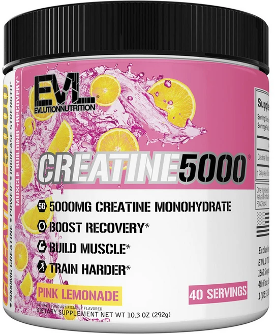 EVLUTIONNUTRITION 크레아틴 5000mg 핑크 레모네이드, 1개 - 쿠팡