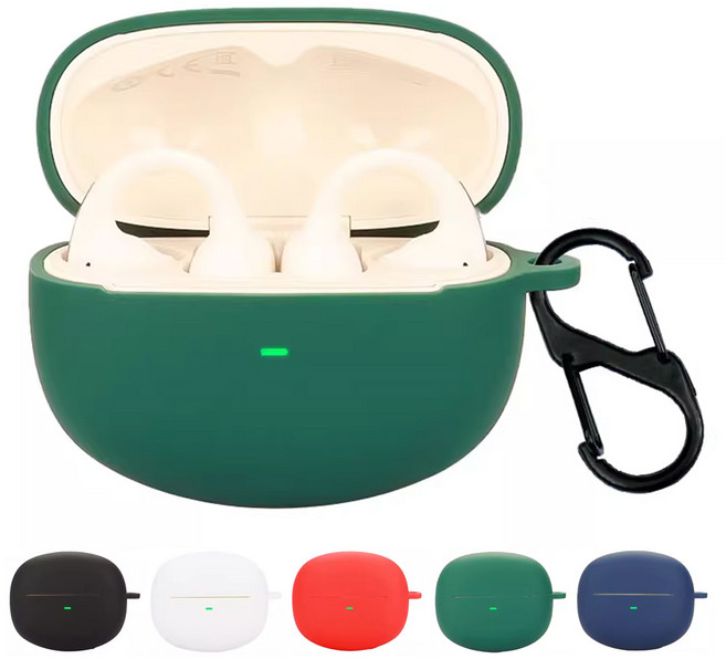 베이스어스 MC1 호환 무선 이어폰 소프트 실리콘 슬림 케이스 커버, 1개, 화이트, 베이스어스MC1 전용