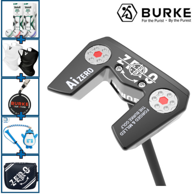 버크코리아정품 Ai 제로토크 퍼터, 블랙 33인치 [83.82cm]