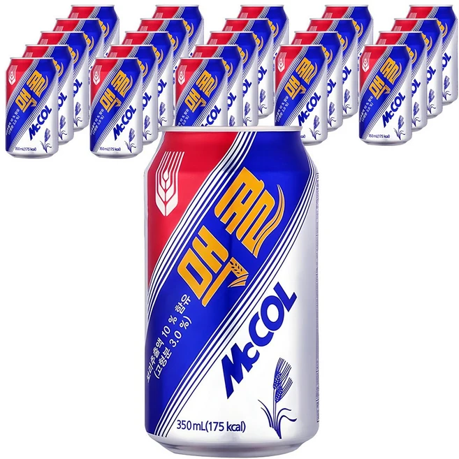 맥콜 캔, 350ml, 24개 - 쿠팡
