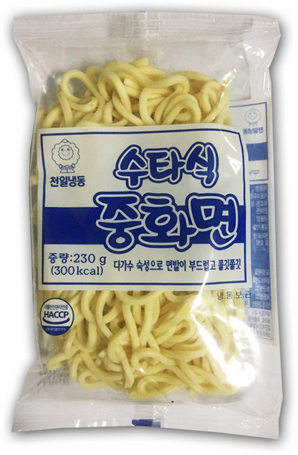천일 짜장면 사리면 수타식 중화면 230g, 1개