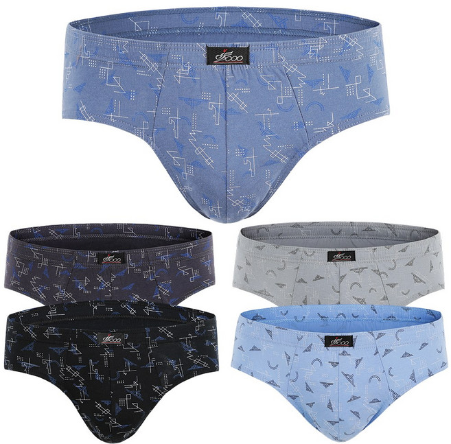 쿨쉐어 순면 40수 남자 순성 삼각 팬티 맥시 브리프 5매입 세트