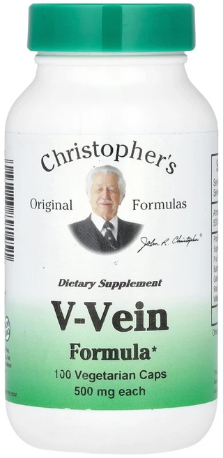 크리스토퍼스오리지널포뮬라스 V-베인 포뮬러 500mg 베지테리안 캡, 1개, 100정 - 쿠팡