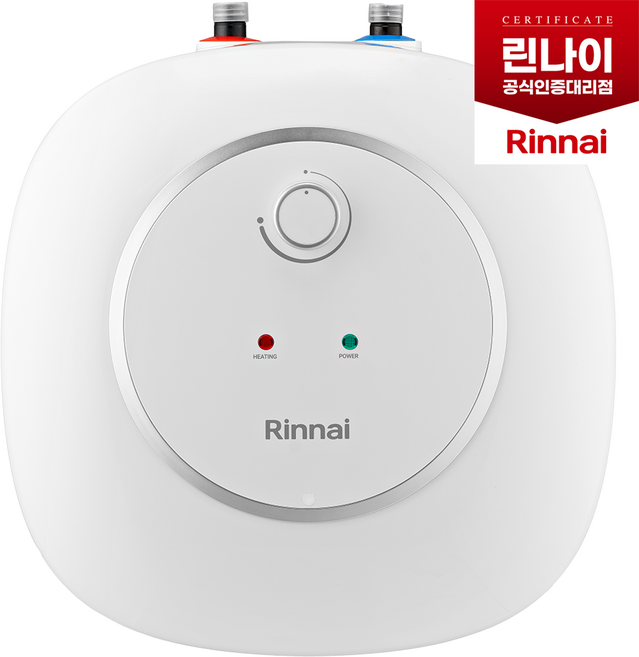 [최근생산제품] 린나이 전기온수기 15리터 30리터 50리터 법랑 화이트 자가설치, 상향식(언더싱크/바닥형), 15L