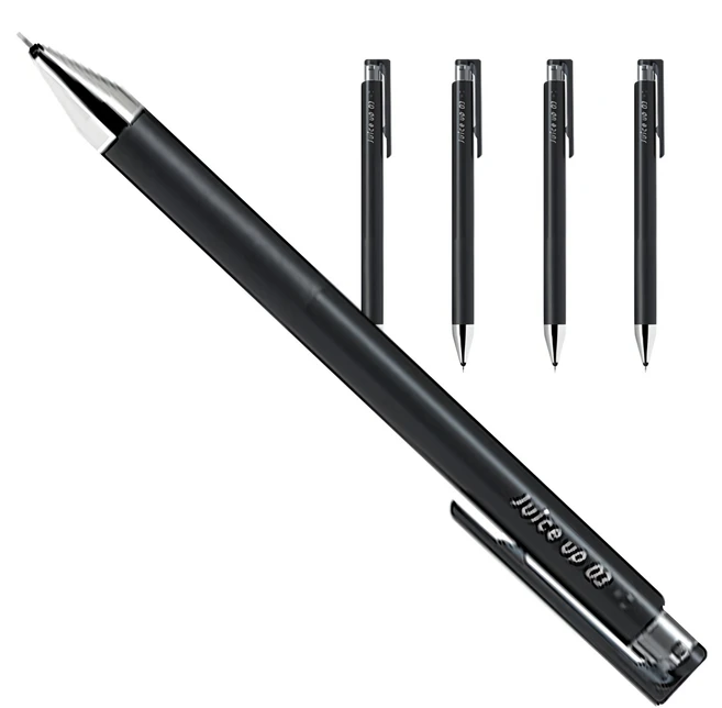 파이롯트 쥬스업 젤잉크 중성 노크펜 0.3mm, 블랙, 5개 - 쿠팡