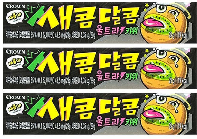 크라운 새콤달콤 울트라 키위, 29g, 3개