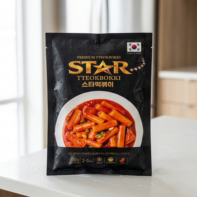 스타 매콤 옛날 국물 떡볶이 냉동 밀키트, 2개, 530g