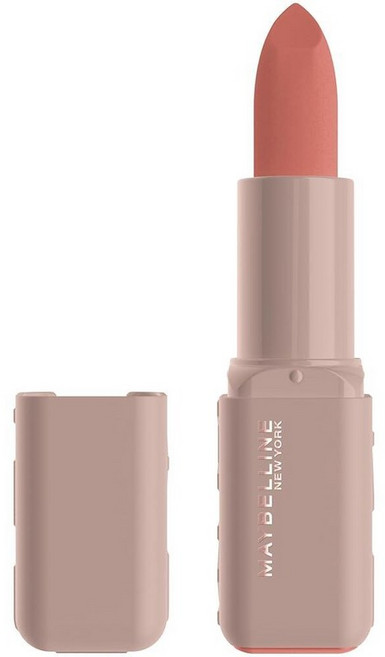 MAYBELLINE 세럼 립스틱 하이드레이팅 립 메이크업 히알루론산 + 오일 블렌드가 함유된 8시간 립 플럼핑 모이스처 함유 Avenue A (딥 초콜릿 브라운 매트), 001 크롭 탑