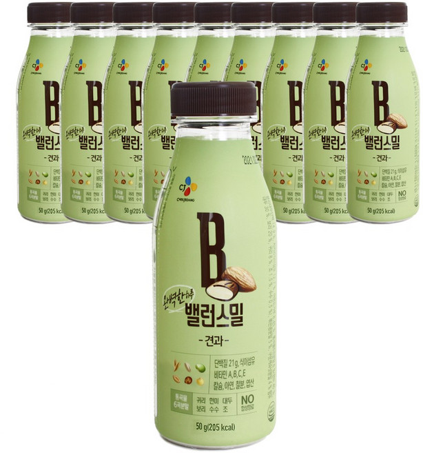 밸런스밀 견과, 50g, 10개