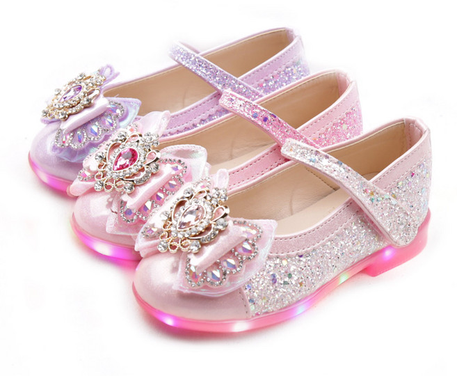 라스텔라 페어리 LED 아동 여아 라이팅구두